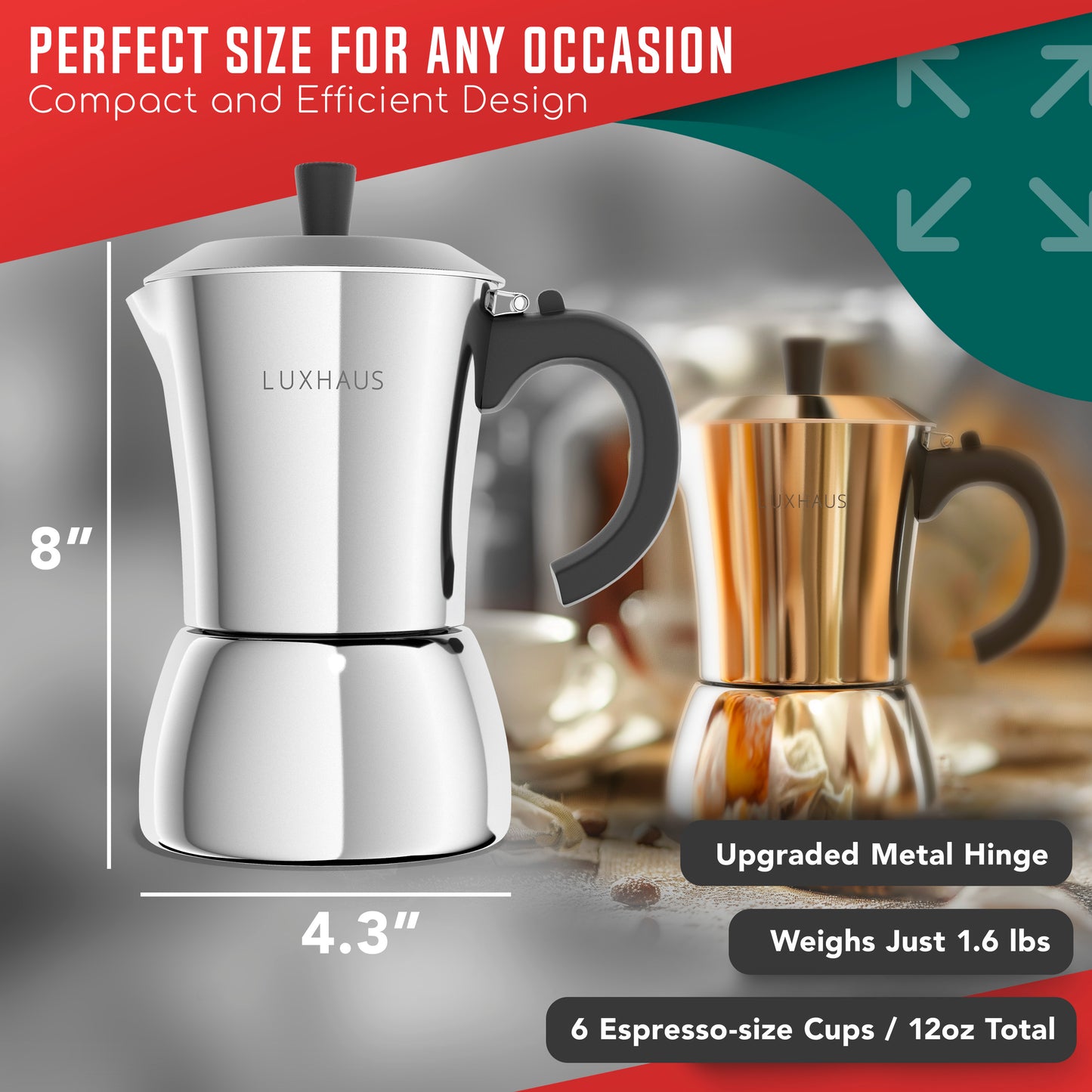 LUXHAUS Moka Pot