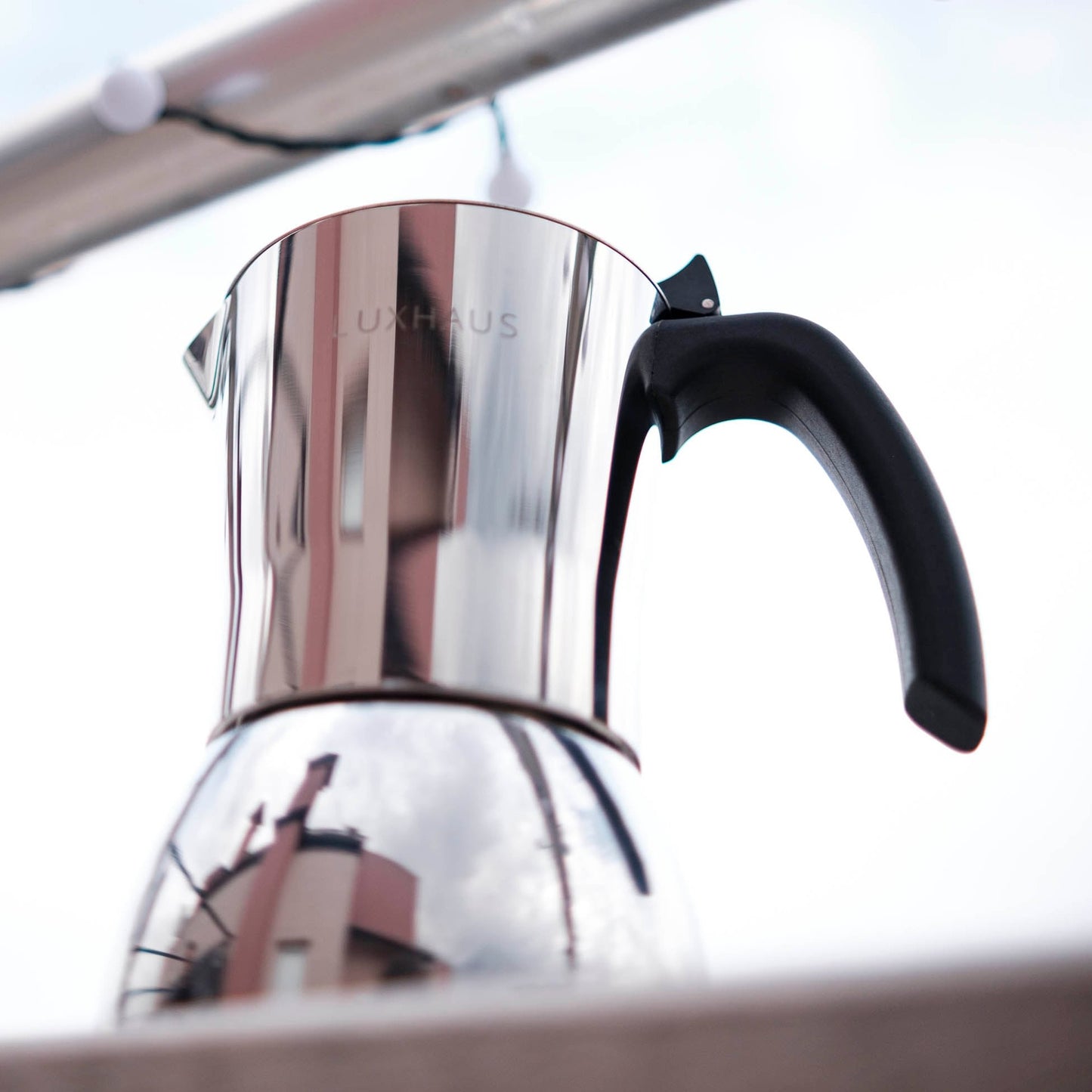 LuxHaus Premium Stainless Steel Moka Pot